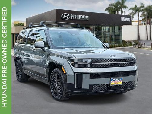 Hampton Gray 2025 Hyundai SANTA FE HEV Calligraphy