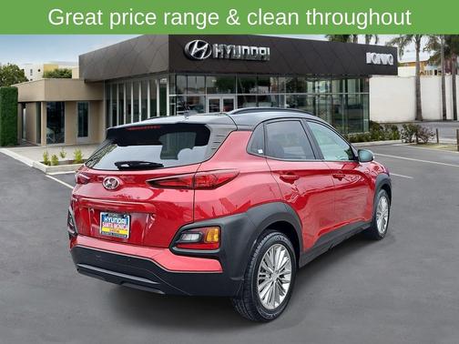Pulse Red w/Black Roof 2018 Hyundai KONA SEL