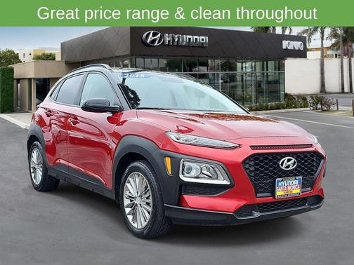 Pulse Red w/Black Roof 2018 Hyundai KONA SEL