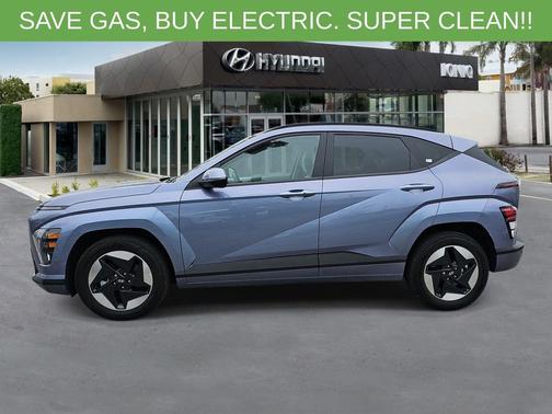 Meta Blue Pearl 2024 Hyundai KONA EV SEL