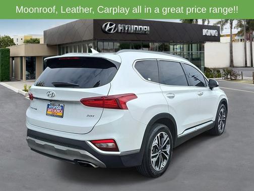 Quartz White 2019 Hyundai SANTA FE Limited 2.0T