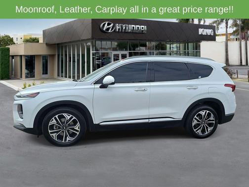 Quartz White 2019 Hyundai SANTA FE Limited 2.0T