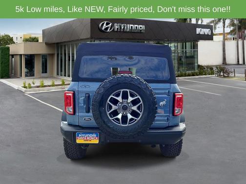 Azure Gray Metallic Tri-Coat 2023 Ford Bronco Black Diamond