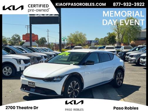 Snow White Pearl 2024 Kia EV6 Wind