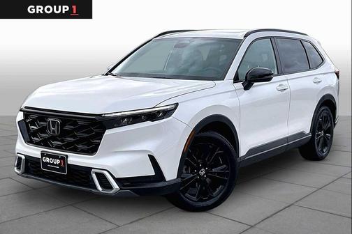 Platinum White Pearl 2026 Honda CR-V Hybrid Sport Touring AWD