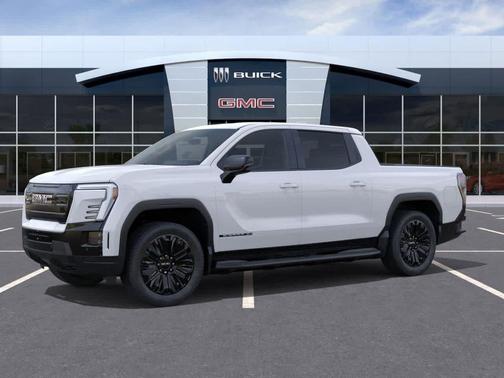Summit White 2026 GMC Sierra EV Extended Range Elevation