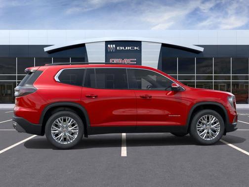 Red 2026 GMC Acadia Elevation