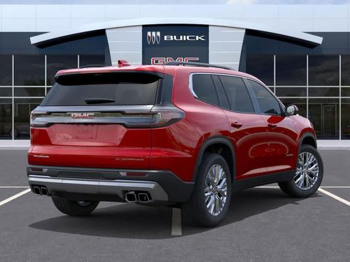 Red 2026 GMC Acadia Elevation