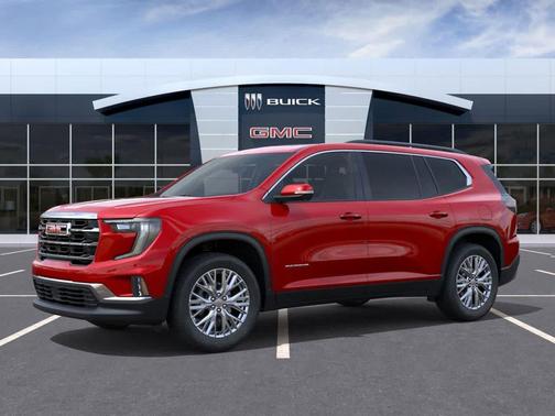 Red 2026 GMC Acadia Elevation