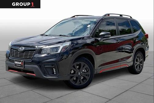 Crystal Black Silica 2021 Subaru Forester Sport