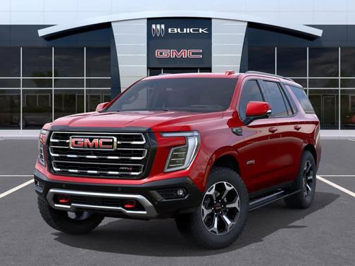 Red 2026 GMC Yukon AT4