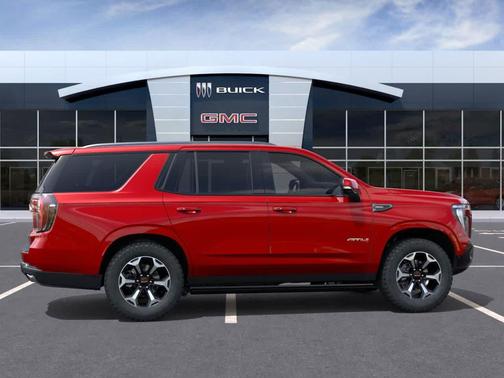 Red 2026 GMC Yukon AT4
