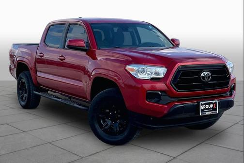 Barcelona Red Metallic 2021 Toyota Tacoma SR
