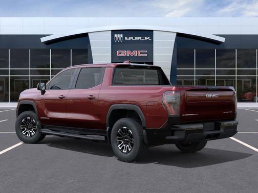 Red 2026 GMC Sierra EV Elevation
