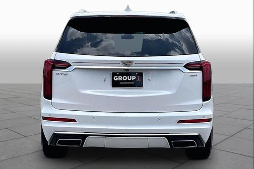 Crystal White Tri-Coat 2024 Cadillac XT6 Premium Luxury FWD