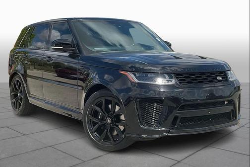 Black 2020 Land Rover Range Rover Sport SVR