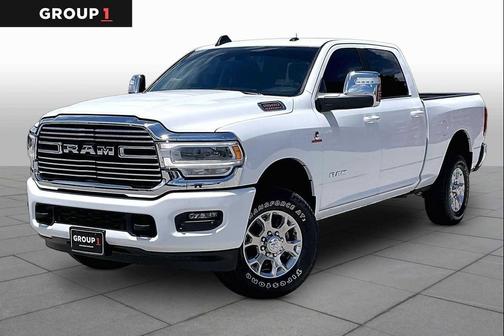 White 2024 RAM 2500 Laramie Crew Cab 4x4 6'4' Box
