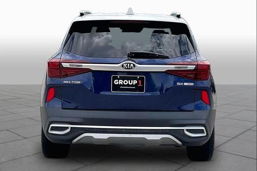 Dark Ocean Blue / White Roof 2021 Kia Seltos SX