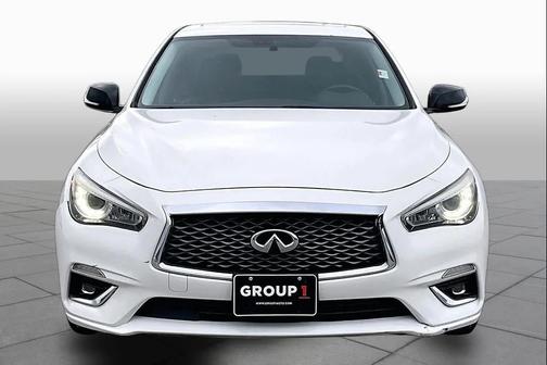 Pure White 2019 INFINITI Q50 3.0t LUXE