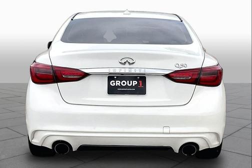 White 2019 INFINITI Q50 3.0t LUXE