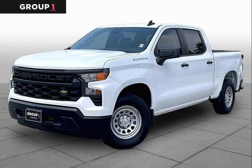 Summit White 2023 Chevrolet Silverado 1500 WT