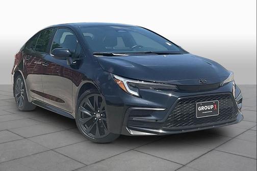 Midnight Black Metallic 2025 Toyota Corolla SE