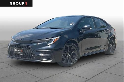 Midnight Black Metallic 2025 Toyota Corolla SE