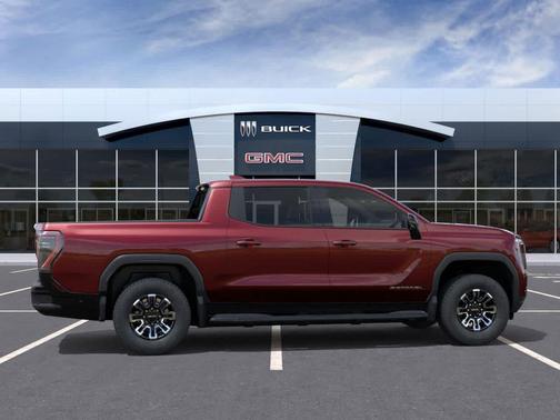 Red 2026 GMC Sierra EV Elevation