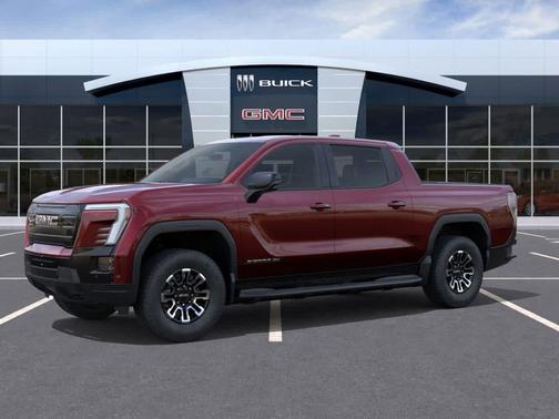 Red 2026 GMC Sierra EV Elevation