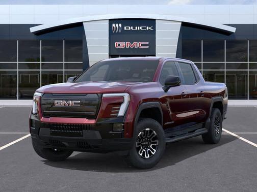 Red 2026 GMC Sierra EV Elevation