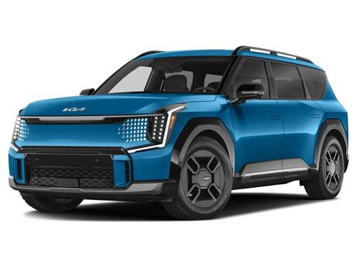 Ocean Blue Matte 2024 Kia EV9 GT-Line