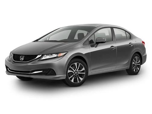 Gray 2014 Honda Civic EX