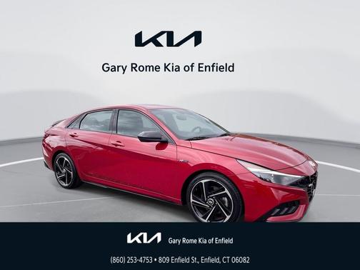 Scarlet Red Pearl 2023 Hyundai ELANTRA N Line