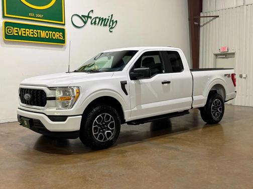 White 2022 Ford F-150 STX 4X4 EXT CAB SHORT 3.5L GAS ECOBOOST 1OWNER