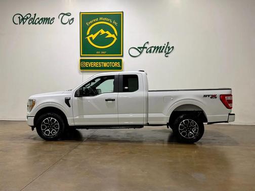 White 2022 Ford F-150 STX 4X4 EXT CAB SHORT 3.5L GAS ECOBOOST 1OWNER