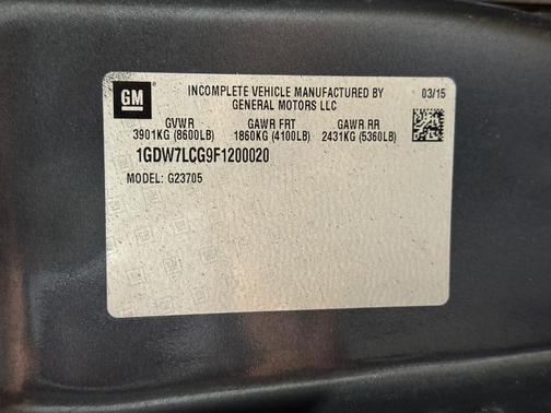 2015 GMC Savana 2500 Upfitter