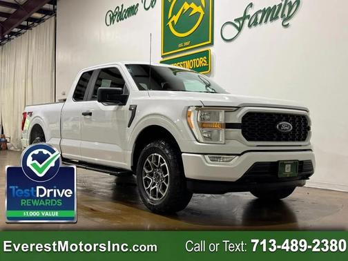 White 2021 Ford F-150 STX 4X4 EXT CAB SHORT 3.3L V6 GAS 1OWNER