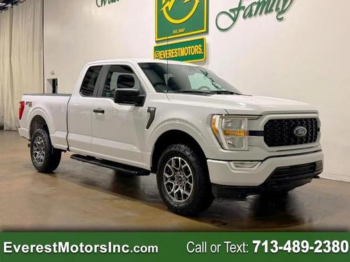 White 2021 Ford F-150 STX 4X4 EXT CAB SHORT 3.3L V6 GAS 1OWNER