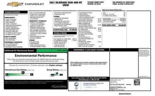 2021 Chevrolet Silverado 2500 WT