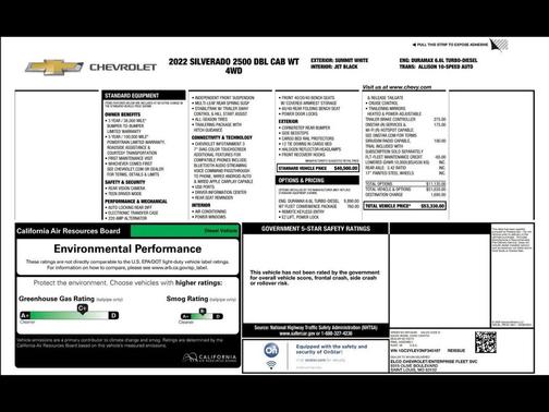 2022 Chevrolet Silverado 2500 WT