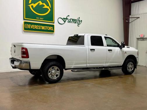 Bright White Clearcoat 2023 RAM 3500 Tradesman Crew Cab 4x4 8' Box