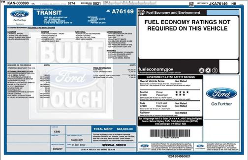 Oxford White 2018 Ford Transit-250 Base