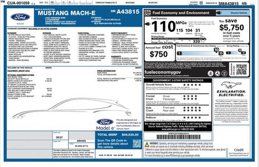 2025 Ford Mustang Mach-E Premium