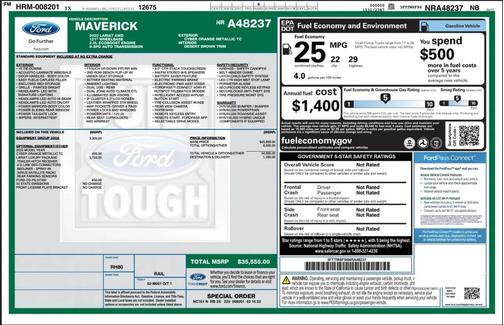2022 Ford Maverick Lariat