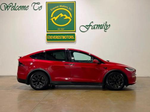 Red 2023 Tesla Model X 7SEATER AWD 1OWNER AUTO PILOT FULL SELF DRIVING