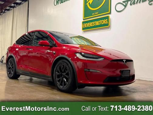 Red 2023 Tesla Model X 7SEATER AWD 1OWNER AUTO PILOT FULL SELF DRIVING