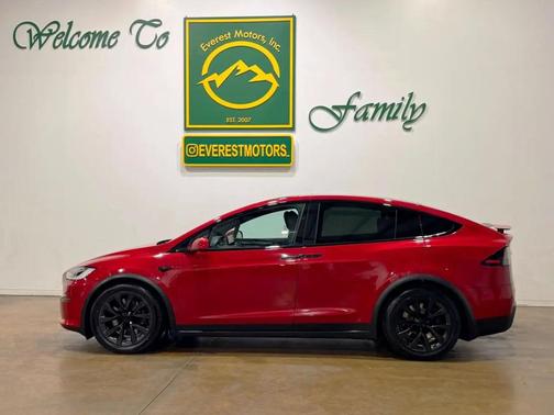 Red 2023 Tesla Model X 7SEATER AWD 1OWNER AUTO PILOT FULL SELF DRIVING
