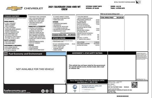 2021 Chevrolet Silverado 2500 WT