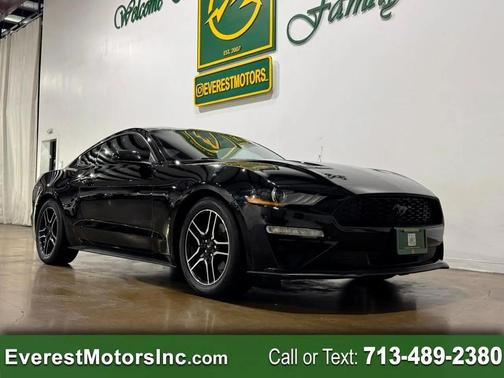 Shadow Black 2022 Ford Mustang EcoBoost Premium