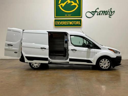 Frozen White 2022 Ford Transit Connect XL Cargo Van